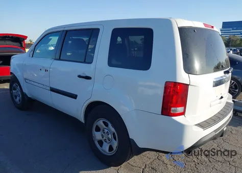 2012 Honda Pilot Lx из США, поврежденный, VIN 5FNYF3H21CB035094